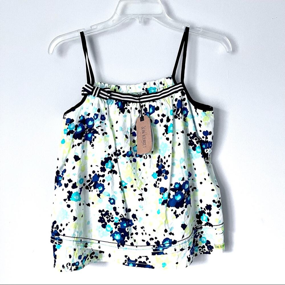 Jean Bourget Girls Summer Chic Floral Printed Tank  NWT size 14